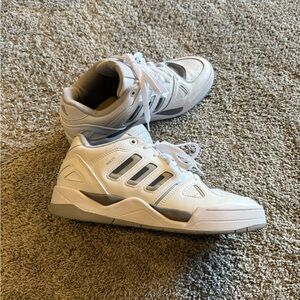Adidas Mid City White and Gray Sneakers size 10